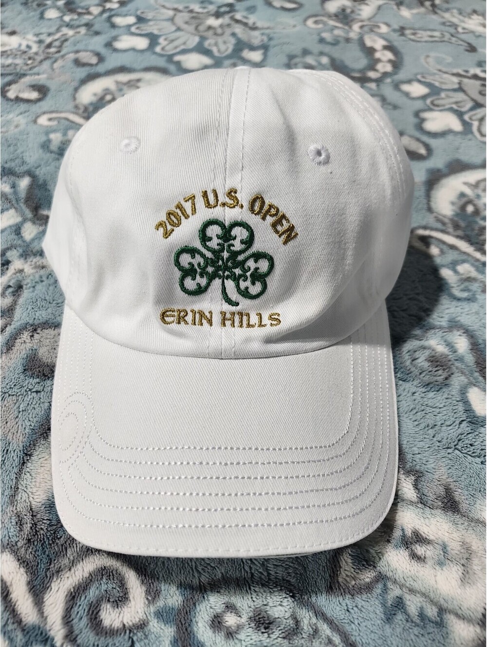 2017 US OPEN Golf Erin Hills USGA Hat White Adjustable Ball Cap